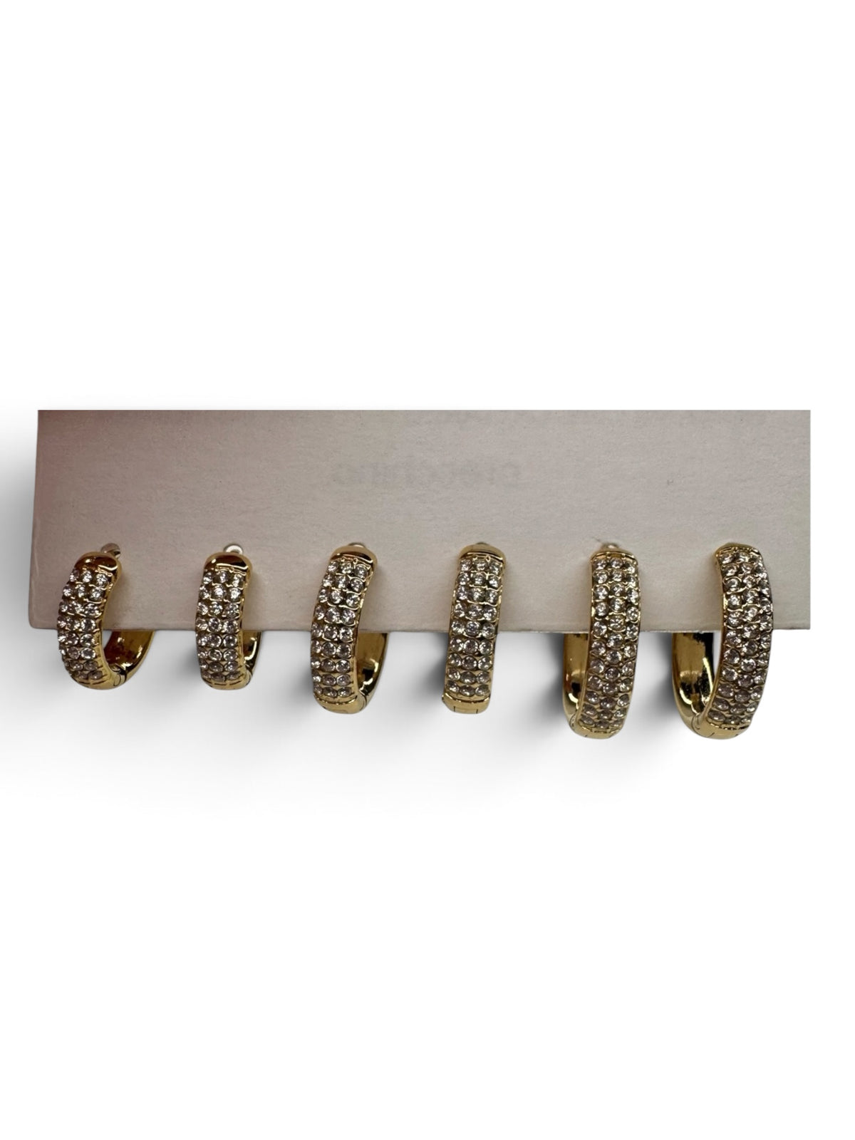 Set Orecchini Strass
