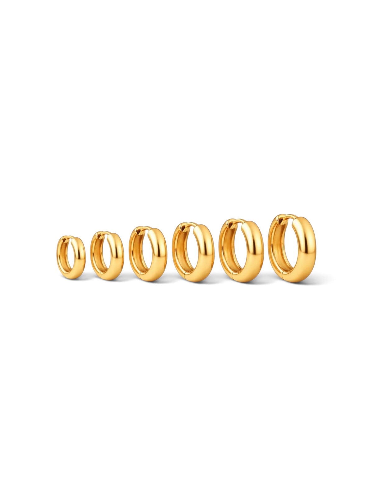 Set orecchini cerchio classico
